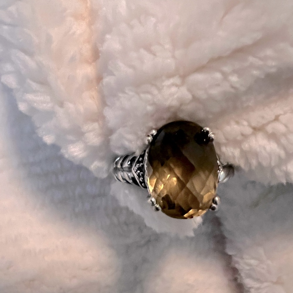 NWOT Genuine Citrine Gemporia Sterling Silver Ring - Picture 7 of 9